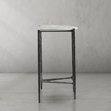 Hand Forged Metal Semi-circle Console Table