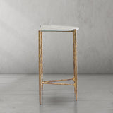 Hand Forged Metal Semi-circle Console Table