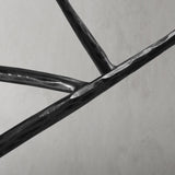 Hand Forged Metal Semi-circle Console Table
