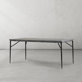 Hand-Forged Metal Medieval Style Dining Table