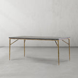 Hand-Forged Metal Medieval Style Dining Table