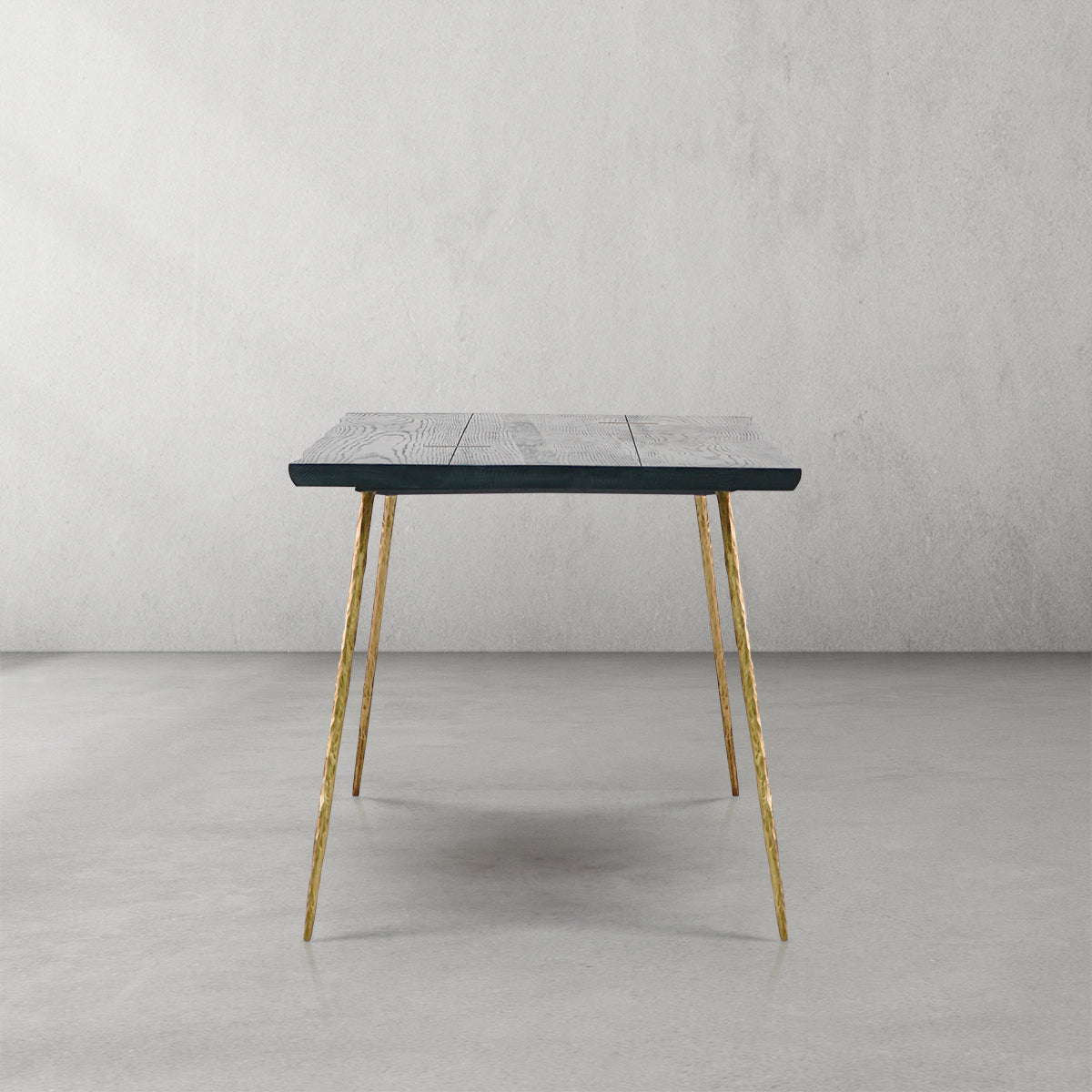 Hand Forged Metal Vintage Style Metal Frame Dining Table