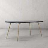 Hand Forged Metal Vintage Style Metal Frame Dining Table