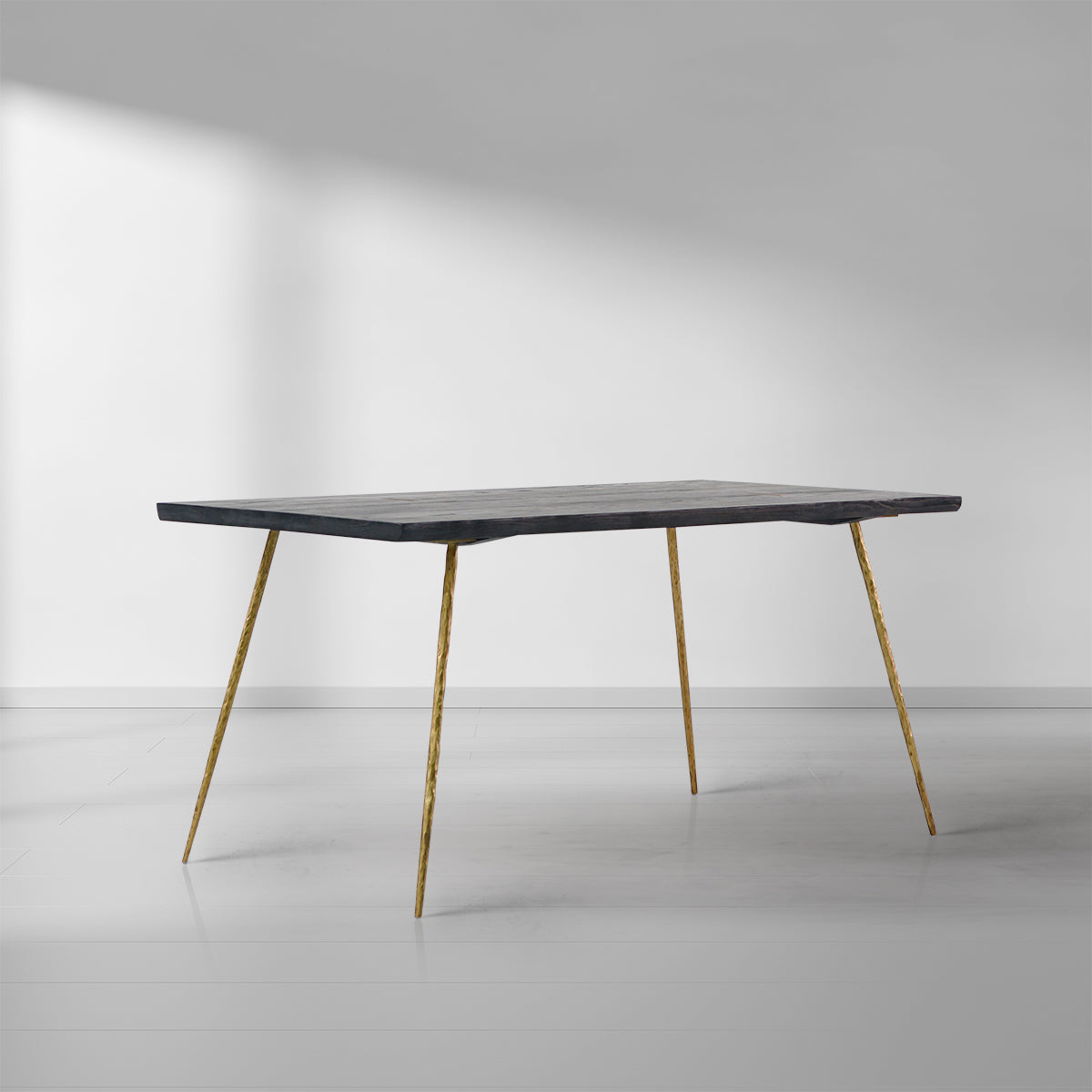 Hand Forged Metal Vintage Style Metal Frame Dining Table