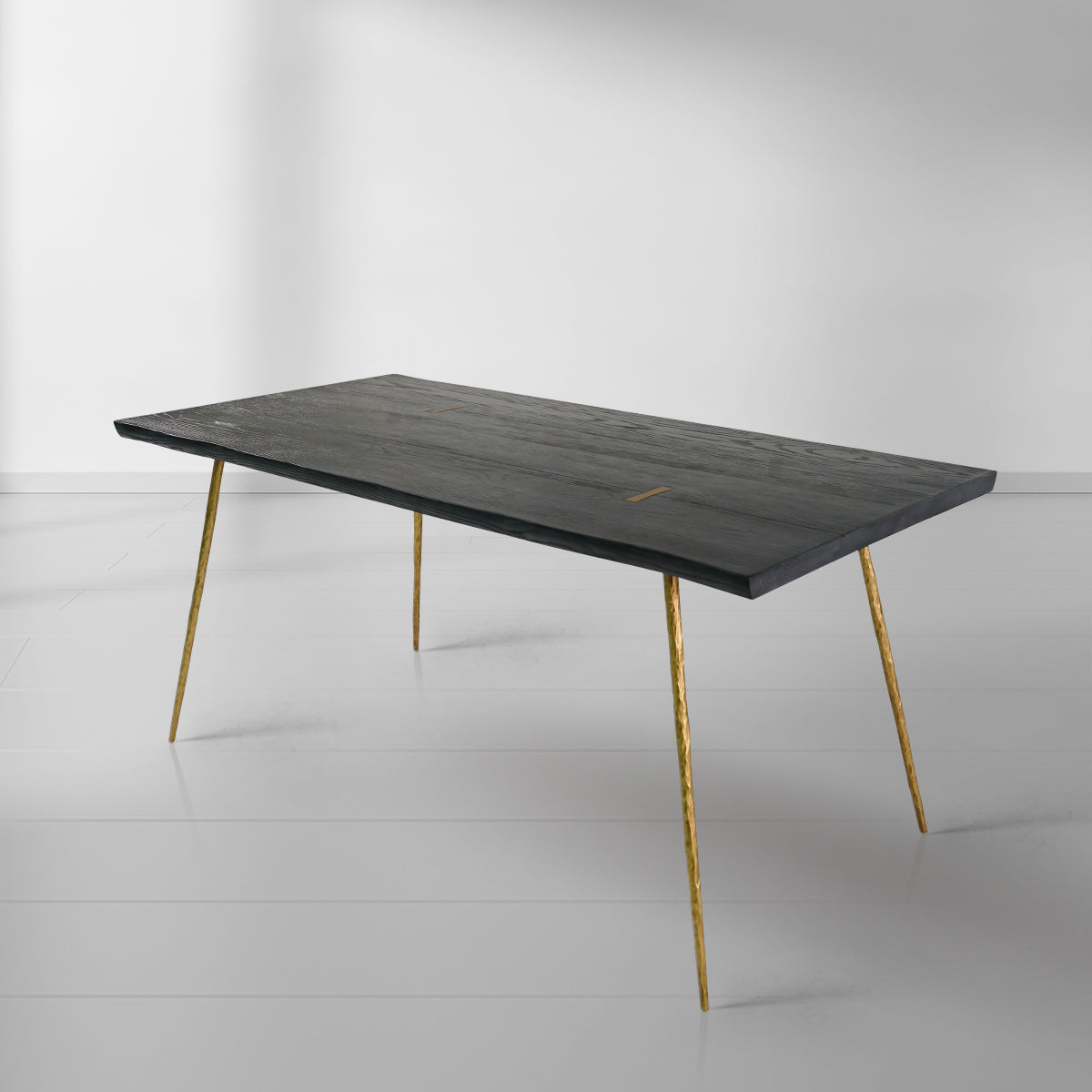 Hand Forged Metal Vintage Style Metal Frame Dining Table