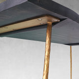 Hand Forged Metal Vintage Style Metal Frame Dining Table