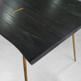 Hand Forged Metal Vintage Style Metal Frame Dining Table