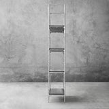 Hand Forged Metal White Marble Shelving