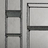 Hand Forged Metal White Marble Shelving