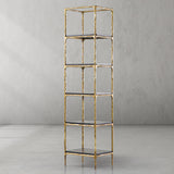 Hand Forged Metal Wooden Shelving