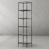 Hand Forged Metal Wooden Shelving