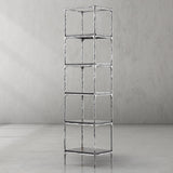 Hand Forged Metal Wooden Shelving