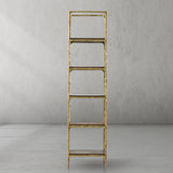 Hand Forged Metal Wooden Shelving