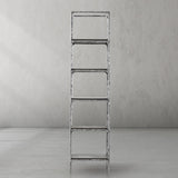 Hand Forged Metal Wooden Shelving