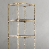Hand Forged Metal Wooden Shelving