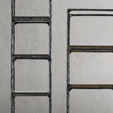 Hand Forged Metal Wooden Shelving