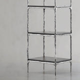 Hand Forged Metal Wooden Shelving