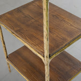 Hand Forged Metal Wooden Shelving