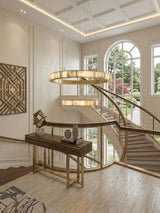 Alabaster Avalon Halo Chandelier