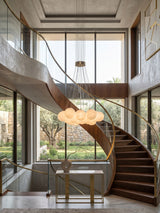 Alabaster Balls Chandelier