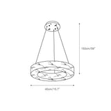 Alabaster Alabaster Ring Chandelier