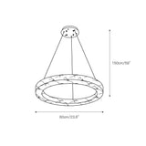 Alabaster Alabaster Ring Chandelier