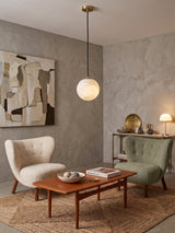 Savina Alabaster Pendant Light