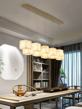 Alabaster Box Linear Chandelier