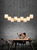 Alabaster Box Linear Chandelier