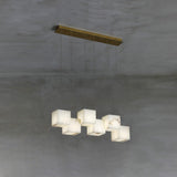 Alabaster Box Linear Chandelier
