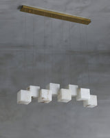 Alabaster Box Linear Chandelier