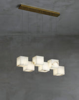 Alabaster Box Linear Chandelier
