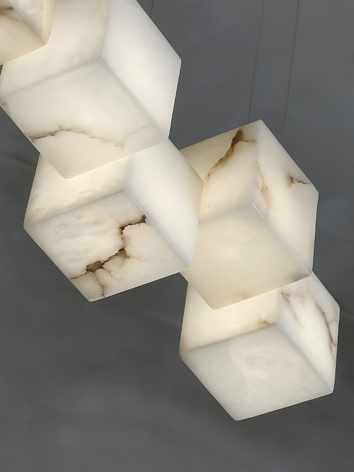 Alabaster Box Linear Chandelier