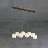 Alabaster Box Linear Chandelier