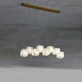 Alabaster Box Pendant Light