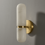 Alabaster Capsule Wall Sconce