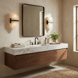 Alabaster Cascade Wall Lamp