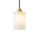 Alabaster Cylinder Cluster Chandelier