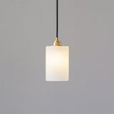 Alabaster Cylinder Cluster Chandelier
