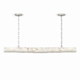 Alabaster Linear Chain Pendant Lamp