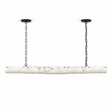 Alabaster Linear Chain Pendant Lamp
