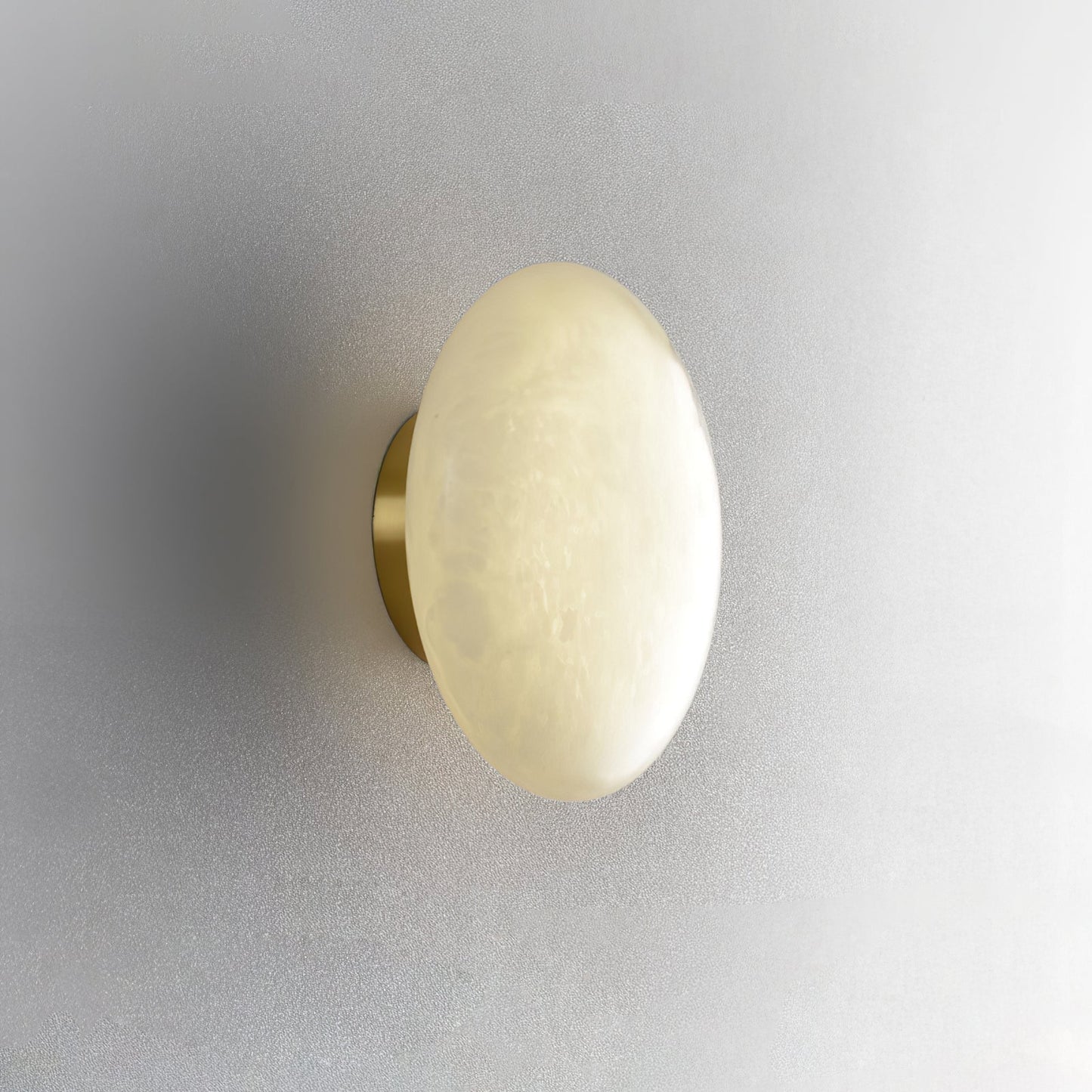 Alabaster Oval Flush Mount