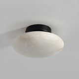 Alabaster Oval Flush Mount