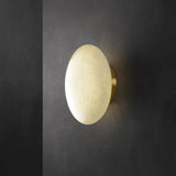 Alabaster Oval Flush Mount