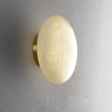 Alabaster Oval Flush Mount