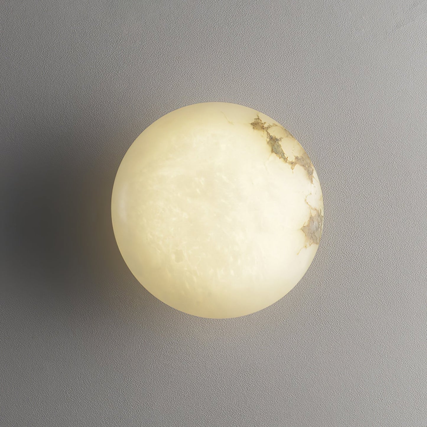 Alabaster Oval Flush Mount