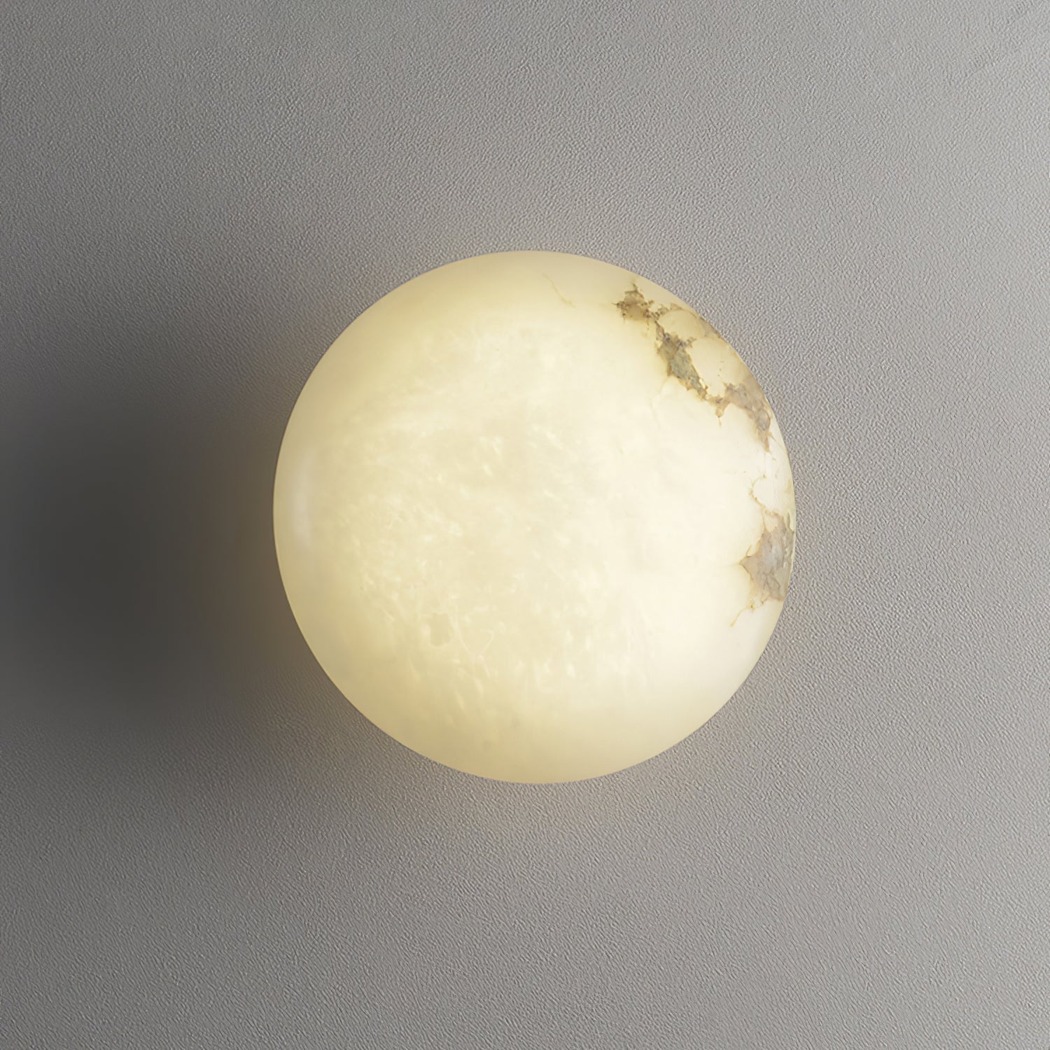 Alabaster Oval Flush Mount