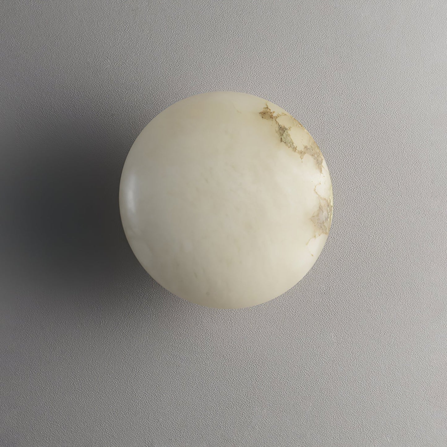 Alabaster Oval Flush Mount