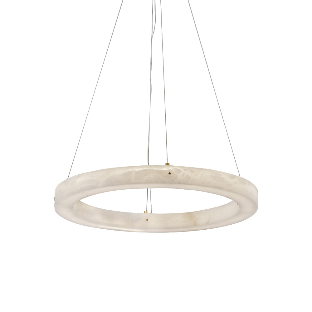 Alabaster Alabaster Ring Chandelier