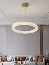 Alabaster Alabaster Ring Chandelier